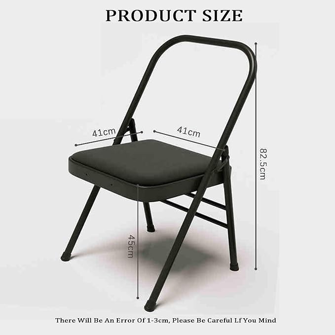 Yoga Chair,Inverted,Thickened Folding Pilates,Rounded Corners,for Indoor and Outdoor Studios(Color3)