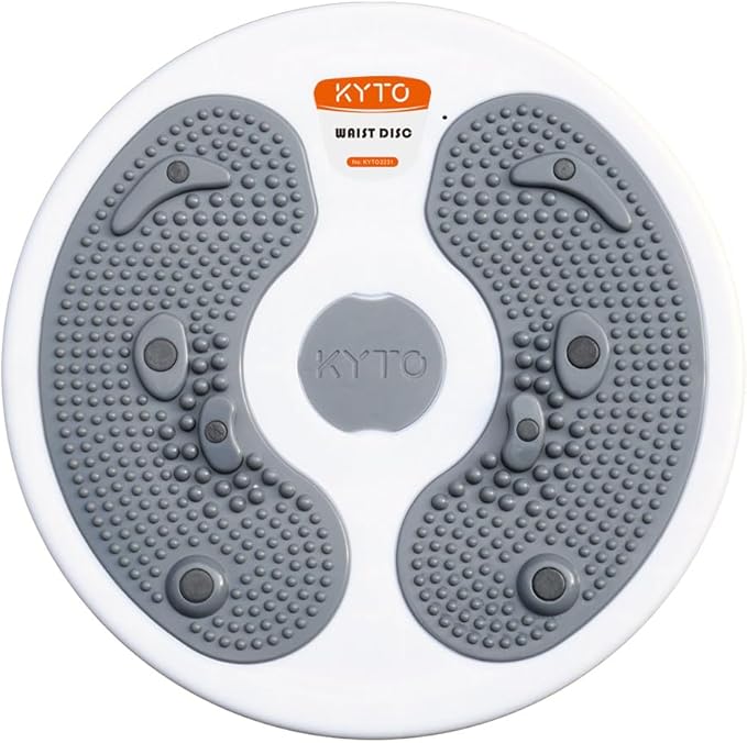 KYTO Waist Twister Disc – Core Trainer Board with Digital Counter, Ab Workout Equipment with 360° Rotation, Non-Slip Foot Massage Design for Home, Office Fitness