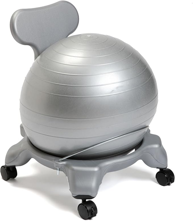 Aeromat Kids Ball Chair Gray/Silver