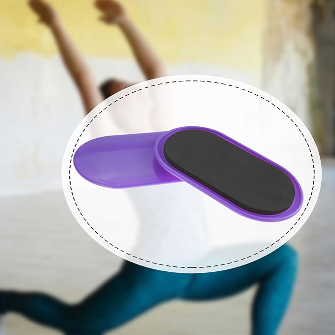 Core Sliders 2-Piece Set, Ab Pads for Beginner Home & Gym Workout, Portable Lightweight Sliding Discs for Dance Exercise