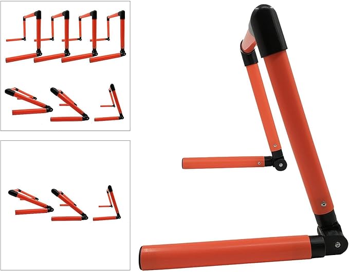 Adjustable Height Hurdle Foldable Hurdle Speed Agility Training Equipment for Fitness Basketball Soccer,Adults Kids