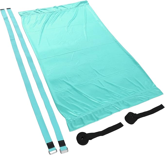 Premium Aerial Hammock Yoga Swing Kit Yoga Hammock Handstand Split Leg Stretchable Training Portable Elastic Aerial Hammock for Home Sky Blue(Light Blue)