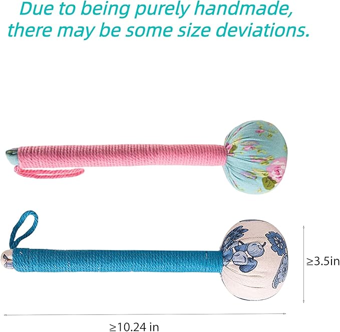 Stainless Steel Scraping Board ，Mugwort Massage Hammer, Massage Tools Back, Shoulder & Body - Handheld Percussion Therapy Tool ./Sky Blue/Bean Color