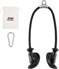 Tricep Rope Pull Down Attachment with Ergonomic Handles,Triceps Rope for Cable Machine Pulley System,Home Gym Accessories