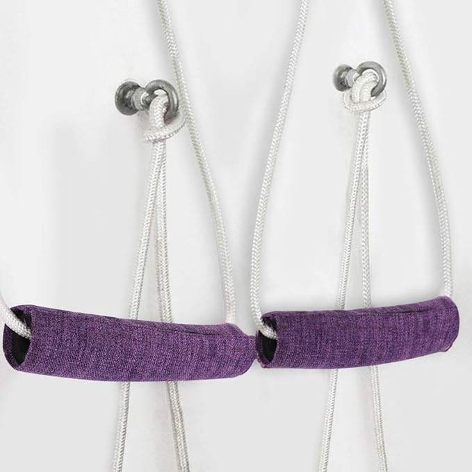 Keenso Yoga Rope, 17mm Aids Tool Pilates Flexbands Accessory, Yoga & Pilates Functionality, CVC Material Shown