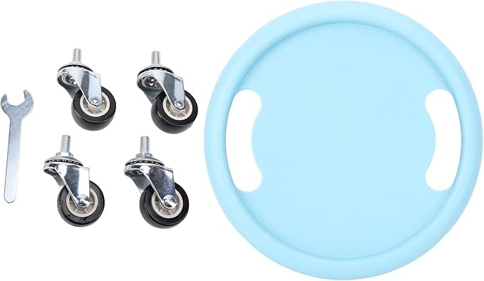 4-Wheel Roller Trainer for Enhanced Core Strength and Fitness Roller Sliding Disc, Odorless Premium Workout Device with 360 Degree Rotation, Stability for Home Gym