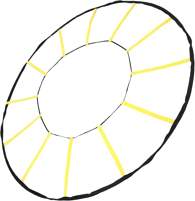 Premium Nylon Circular Training Ladder 12 Rungs Soccer Basketball Football Trainer for Athletes