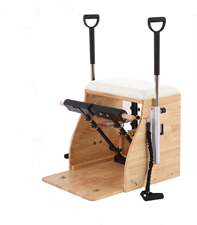 Professional Pilates Chair with Split Pedals & Handles, Versatile Reformer for Home & Studio, Ultimate Pilates Exercise Equipment for Strength & Stability