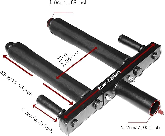 Shoulder Press Handle Bar Row Attachment Core Strength Training Shoulder Press Equipment for Ab Workout Back Chest
