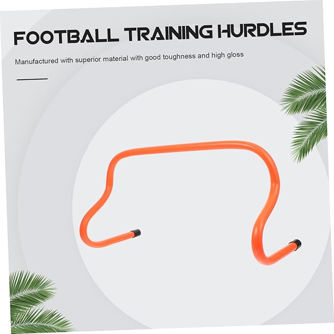 Mipcase 5Pcs Football Training Hurdles Agility Racks for Soccer Baseball and Track Practice Speed and Coordination with Durable Training Props