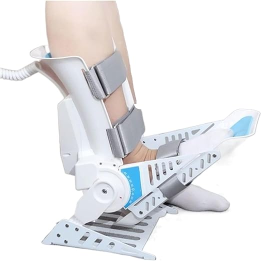 Electric Ankle Trainer, Foot Rehabilitation Training Equipment, 3-Speed Speed Regulation, -30° ~40° Full Angle Exercise, for Stiff Ligament After Stroke and Hemiplegic Fracture