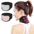 Magnetic Neck Support Brace, 2 Pcs Adjustable Soft Neck Brace Belt Cervical Collar, Magnetic Therapy Necks Wrap Support Pad, Men Women Necks Pain Relief Stiffness Relaxation Belt with 5 Magnets