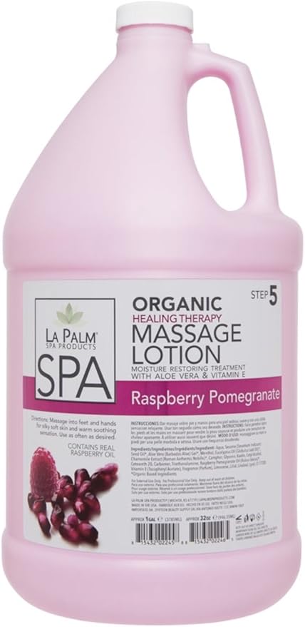 La Palm Massage Lotion 1 Gallon (Raspberry)
