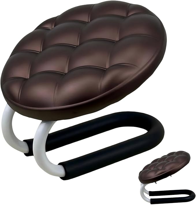 Ergonomic Meditation Bench - Folding Kneeling Stool, Padded Prayer Seat | Adjustable Height Metal Seiza Chair for Relaxation Adults Seniors Beginners Office Zen Room