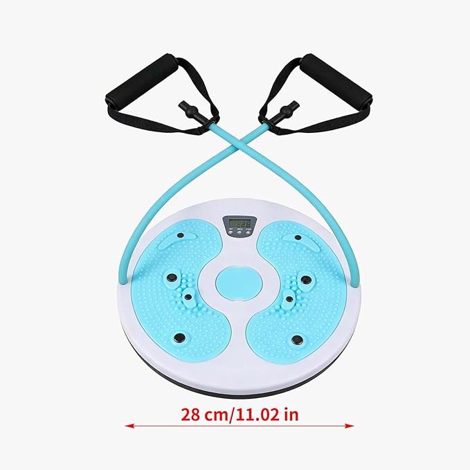 Twist Waist Disc,Waist Workout Core & Ab Exercise | Core Twisting Disc with Calorie Count - for Home Gym Office Fitness Enthusiasts Beginners Post-Partum Individuals