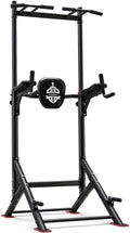 Sportsroyals Power Tower Pull Up Bar Station, 450LBS Stable Pull Up Dip Station for Home Gym Strength Training Equipment | FED Fitness