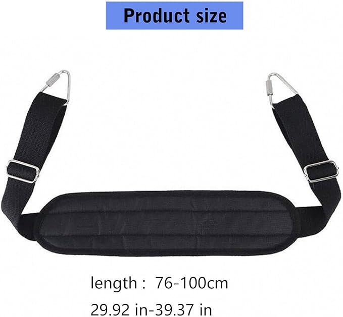 High Strengths Foot Strap for Pilates Equipment with Regulable Length Stainless Steel Cotton Blend for Enhances Training
