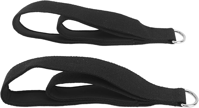 CHICIRIS Anti Slip Durable Pilates Double Loop Straps for Home Gym Workout for Improved Strength and Flexibility 2 Pcs