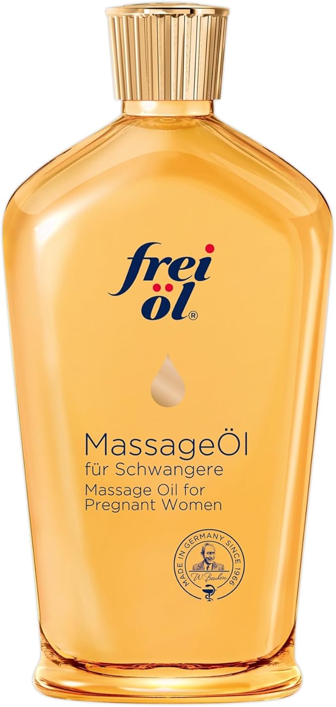 Massage Body Oil for Pregnant Woman – Maternity Skincare Oil, Skin Elasticity Increase by 35% – Prevents Stretch Marks, Safe to use for mom & Baby – Vegan, 125 ml / 4.23 Fl Oz