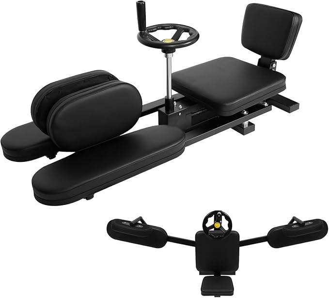 Hip Leg Strecher, 400LBS Steel Split Machine for Flexibility Kids Adults with Wheel, 240 ° Leg Strecher Machine for Flexibility Stretching Equipment Fitness Equipment Beauty Ballet Yoga