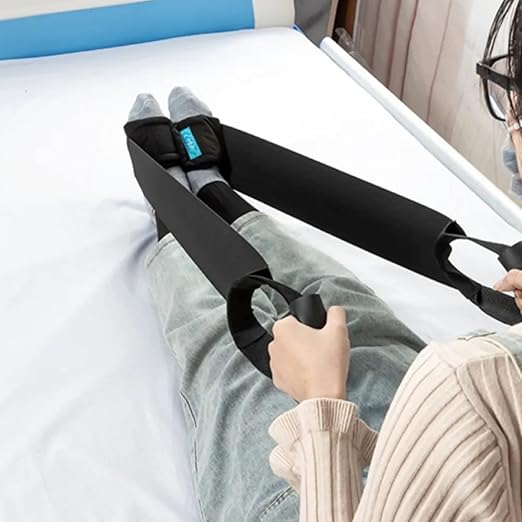 Leg Recovery Exercise Equipment for Increasing Range of Motion after Knee Replacement, Suitable for Relieving Knee Pain,Stretches Knees, Hips & Hamstrings, Improving Mobility (Belt Training Style)