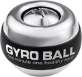 Auto-Start Wrist Power Gyro Ball with LED Lights, Wrist Strengthener and Forearm Exerciser for Stronger Arm Fingers and Muscle