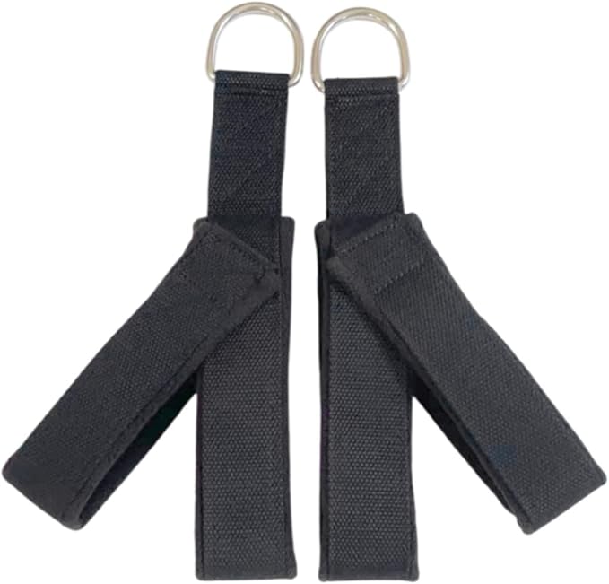 2x Pilates Straps, Fitness Straps Pilates Equipment Waist Back Leg Core Yoga Straps Reformer Straps for Home Exercise