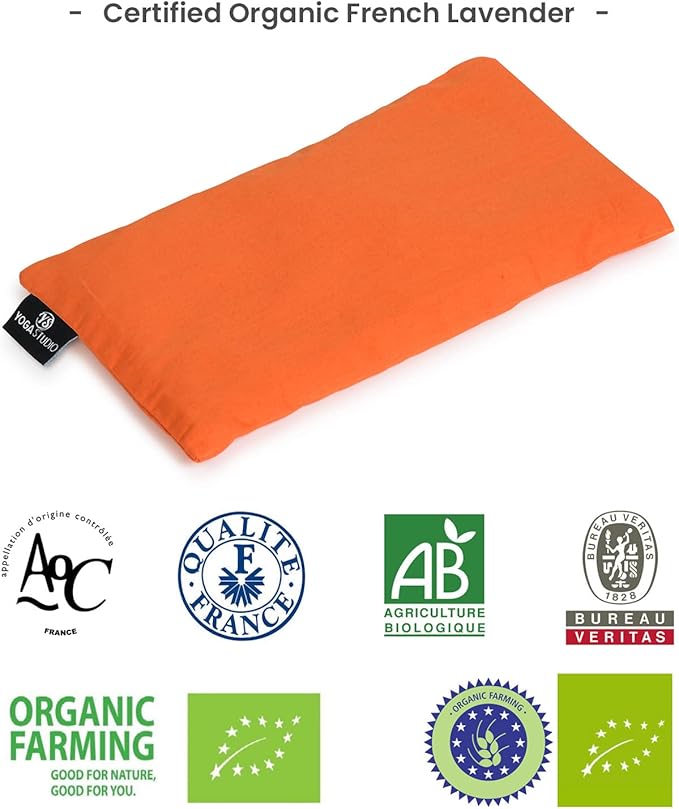 Yoga Studio - French Lavender & Organic Flaxseed Eye Pillows