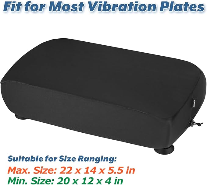 Cosmos Vibration Plate Cover Stretchy Dust Guard Sleeve for Vibration Plate Machine Protector Dust Cover Compatible with Life-pro Body Vibration Plate for Fitness Gym Weight Loss Shaping Home Exercise