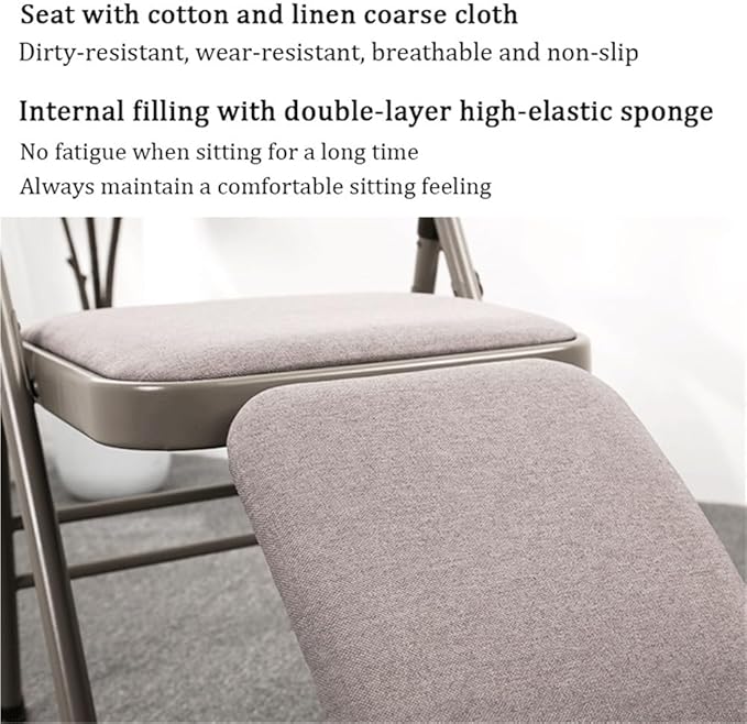 Folding Yoga Chair for Adults, Curved Chaise Lounge Chair for Yoga, Heavy-Duty Meditation and Exercise Chair with Detachable Lumbar Back Support for Home Workouts and Stretching(Gray)