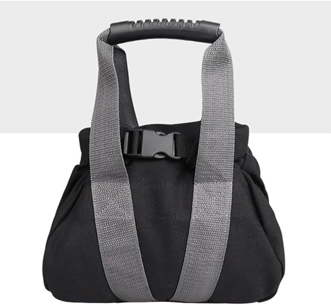 Adjustable Canvas Sandbag for Fitness Home Training, 0-35 lbs Weighted Workout Bag with Ergonomic Handle, Compatible with Yoga Strength Exercise
