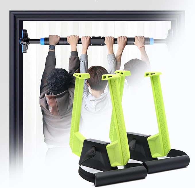 Colaxi 2X Portable Bar Door Frame Grip Attachments Nonslip Strength Training Equipment for Hotel Core Training Workout Indoor