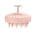 HEETA Scalp Massager Hair Growth, Silicone Scalp Scrubber Shampoo Brush for Exfoliation, Dandruff Removal & Head Massage Stress Relax, Wet & Dry Use for Thick, Thin Hair Care, Wheat Straw Light Pink