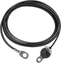LFJ Replacement Gym Cable with Stopper Ball Fitness Pulley Cable Steel Wire Rope for Cable Machine Home Gym Weight Lift Pulley System