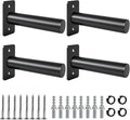 CAELUM Weight Plate Holder, Wall Mounted Weight Rack for 2-Inch Olympic Plates, Heavy Duty Alloy Steel Plate Holder, Max Weight Capacity 330lb, Space-Saving Storage Stand for Home Gym Organization