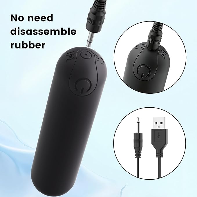 Handheld Electric Back Massager - Mini Waterproof&Rechargeable Handheld Deep Tissue Neck Black