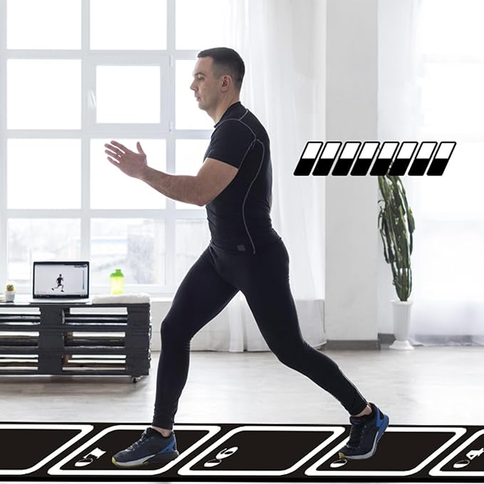 Sports Agility Ladders - Soccer Training Mat | Portable Football Speed Practice Supply Equipment, Agility and Speed Coordination footworkk Drills for Fitness Exercise Gym Gear
