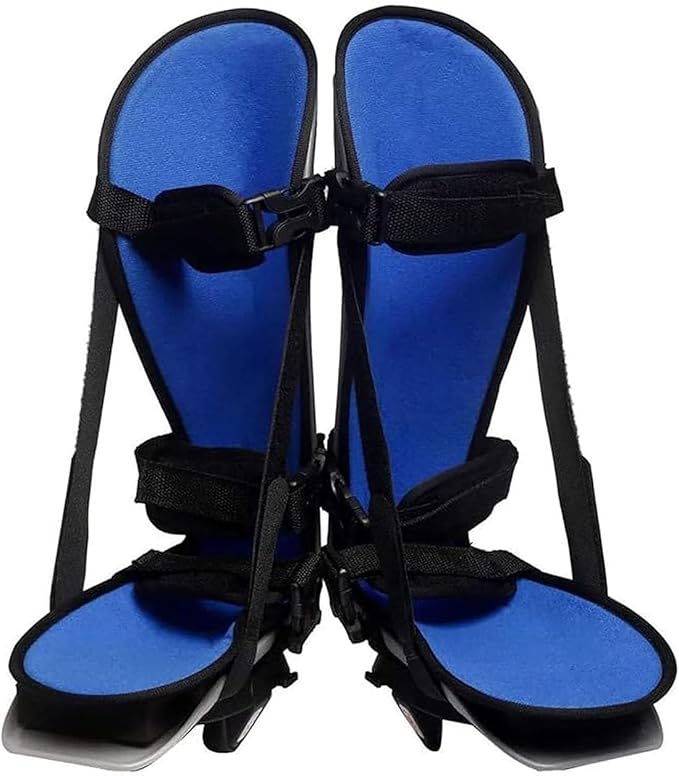 Leg Support for Motorized Pedal Exerciser and Electric Mini Exercise Bike,Fixed Leg Brace,Foot Splints for Electronic Physical Therapy and Rehab Bike Handicap 1 Pair,S