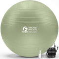 Gruper Yoga Ball, Extra Thick Non Slip Exercise Ball for Workout, Birthing, Balance, Stability, Pregnancy, 4 Sizes Anti Burst Chair for Home and Office, Includes Quick Pump & Fitness Guide