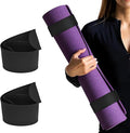 2 Pcs Yoga Mat Strap, Yoga Mat Scrunchie Slap Band for Carrying & Storage - Secure for Travel, Fits Most Standard Mats