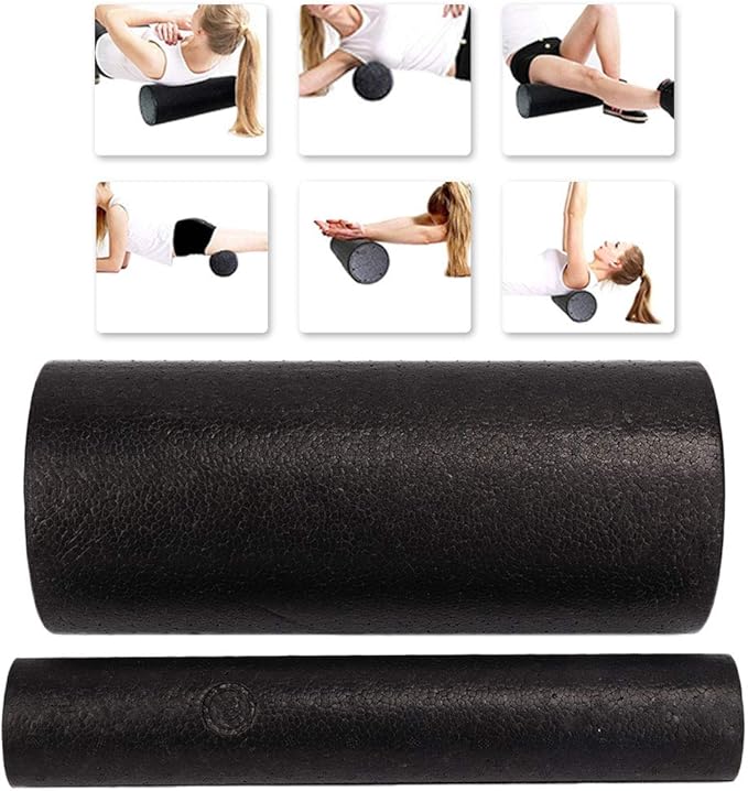 Dioche Foam Roller 2 in 1 Hollow Column Foam Roller Set EPP Muscle Relieve Massage Roller for Deep Tissue Massage of The Back and Leg Muscles