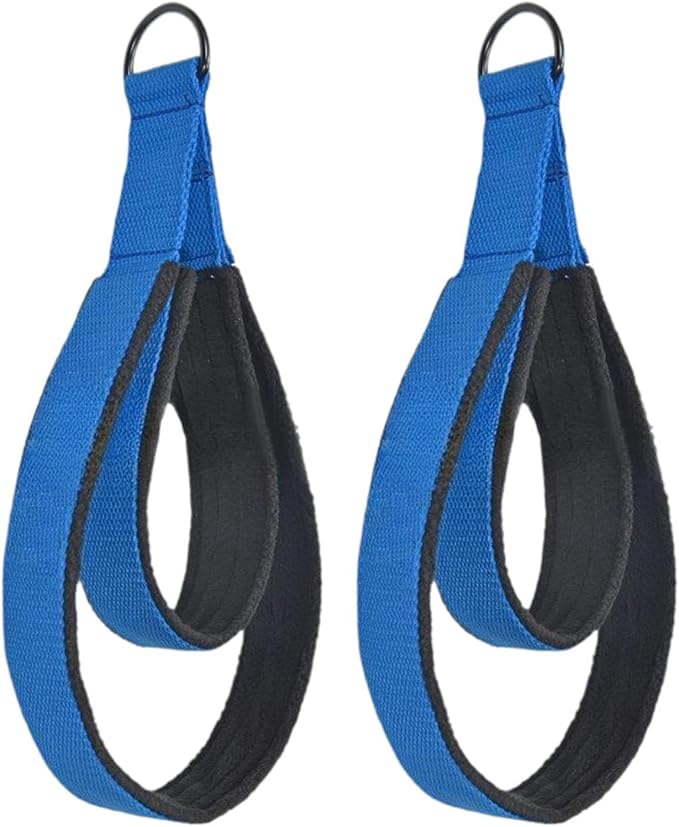 Generic 2Pcs Pilates Double Loop Strap Fitness Strap Beginner Pilates Equipment Double Loop Strap for Gymnastics Arms Legs Home