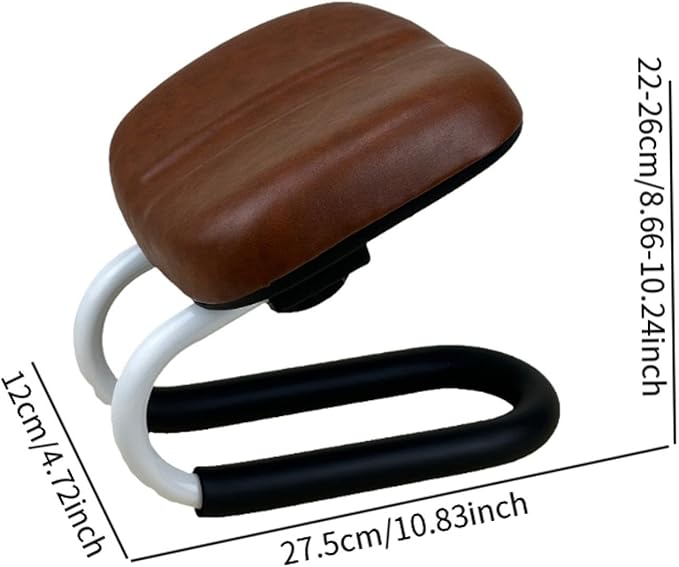 Ergonomic Meditation Bench, Folding Kneeling Stool for Prayer and Stretching,Comfortable Padded Seat, Wooden Chair for Adults and Kids, Non-Slip Stable Design for Home, Studio, and Tea Ceremony