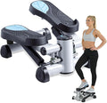 Efitment Mini Stepper Steppers for Exercise at Home Stair Step Cardio Thigh Master Workout Equipment Fitness Pedal Exerciser Non-Slip Pedals with Resistance Bands LCD Digital Monitor Climber
