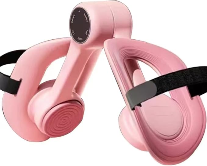 Mireva Fit Pelvic & Thigh Trainer for Women - 360° Rotatable Kegel Exerciser with Smart Display, Pelvic Floor Toner for HIPS, Glutes & Legs (Pink)