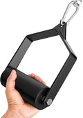 Pull Down Attachments for Gym, Grip Ø 2.36 in Arm Wrestling Exercise D Handle Cable Attachment, Single Arm Lifting Deadlift Handle Grip for Wrist Forearm and Grip Strength