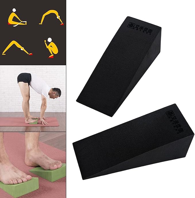 Inclined Board Foam Wedge Slanting Board Calf Stretcher Pilates Brick EVA Material Suitable for Home Pilates