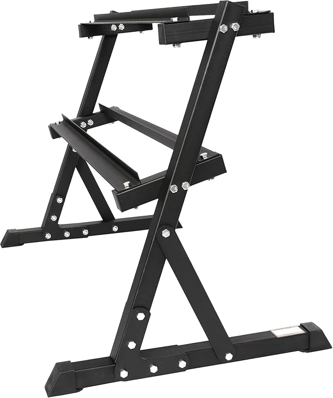 Fitvids Dumbbell Rack 2 Tier Weight Rack for Home Gym