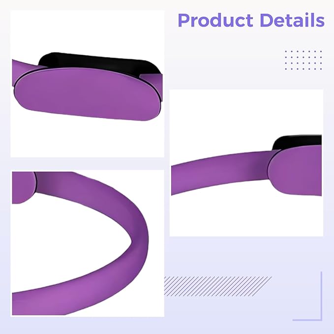 5 Pcs Pilates Loop, Ball and Resistance Bands Set, Home Workouts Kit Includes 15 in Pilates Loop, with Exercise Guide, Presented in Gift Box