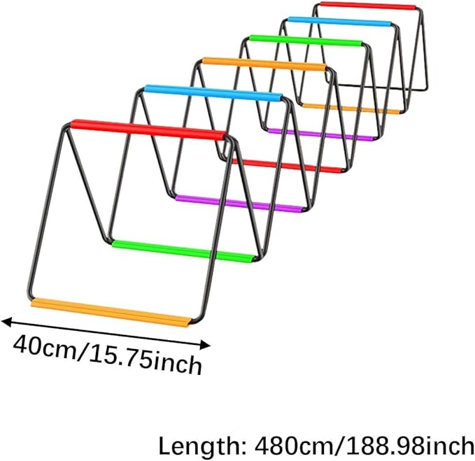 Agility Ladder Jumping Obstacles for Men Women and Kids Flexible Folding Football Footwork Speed Ladder for Volleyball
